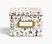 Rifle Paper Co. Herb Garden Recipe Tin, Gold Metallic Interior, Gold-Framed Label On Front, Includes 24 recipe Cards and 12 Recipe Dividers, Bring Charm and Cheer Into Your Kitchen