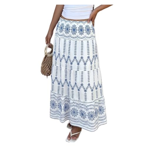 Robe mi-longue à motif ethnique pour vos vacances et soirées
