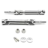 Heavy Duty Steel Rear Drive Shaft CVD for Traxxas Slash 2wd Upgrades and 1/10 Traxxas Stampede 2wd/Rustler 2wd/Hoss 2wd/F-150 Raptor 2wd RC Car(2Pcs)