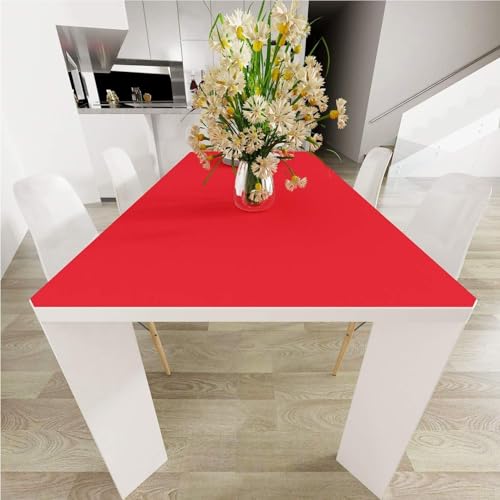 Image of ONETON Peel and Stick Red Matte Contact Paper Waterpoof Self Adhesive Decorative Wallpaper for Wall Kitchen Wallpaper for Bedroom (RED MATT WP, 24x200 inch)