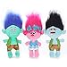 Pzpgeq Troll Poppy Branch Peluche Colgante Juguetes Juguetes de Peluche mágicos Coloridos para niños Regalos de cumpleaños para niños 3 35cm