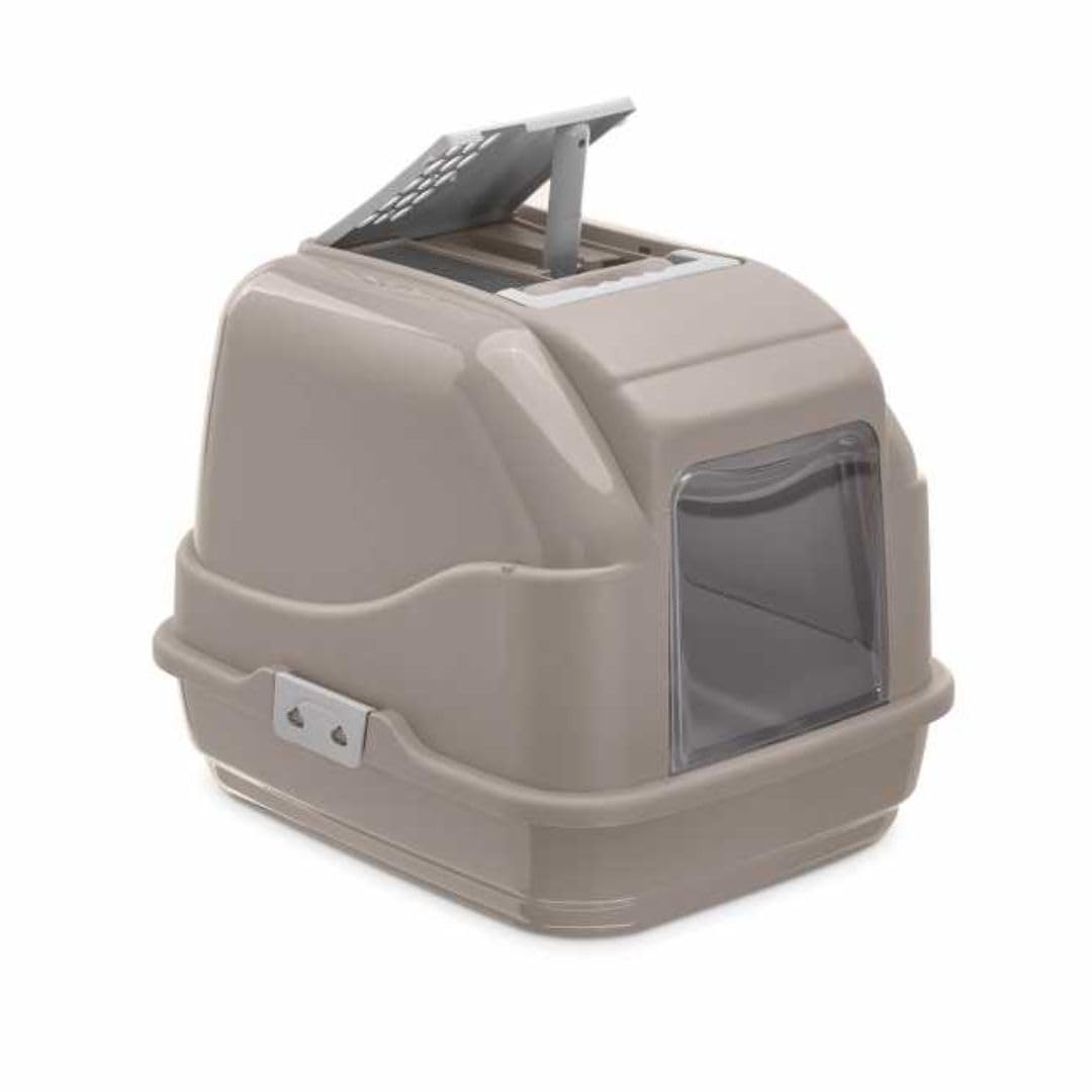 İmac Easy Cat Kapalı Filtreli Kedi Tuvaleti Gri 40x50x40cm