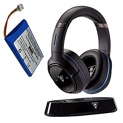 Turtle Beach elite 800 800xワイヤレスヘッドセット用の3.7V1000mAH交換用バッテリー