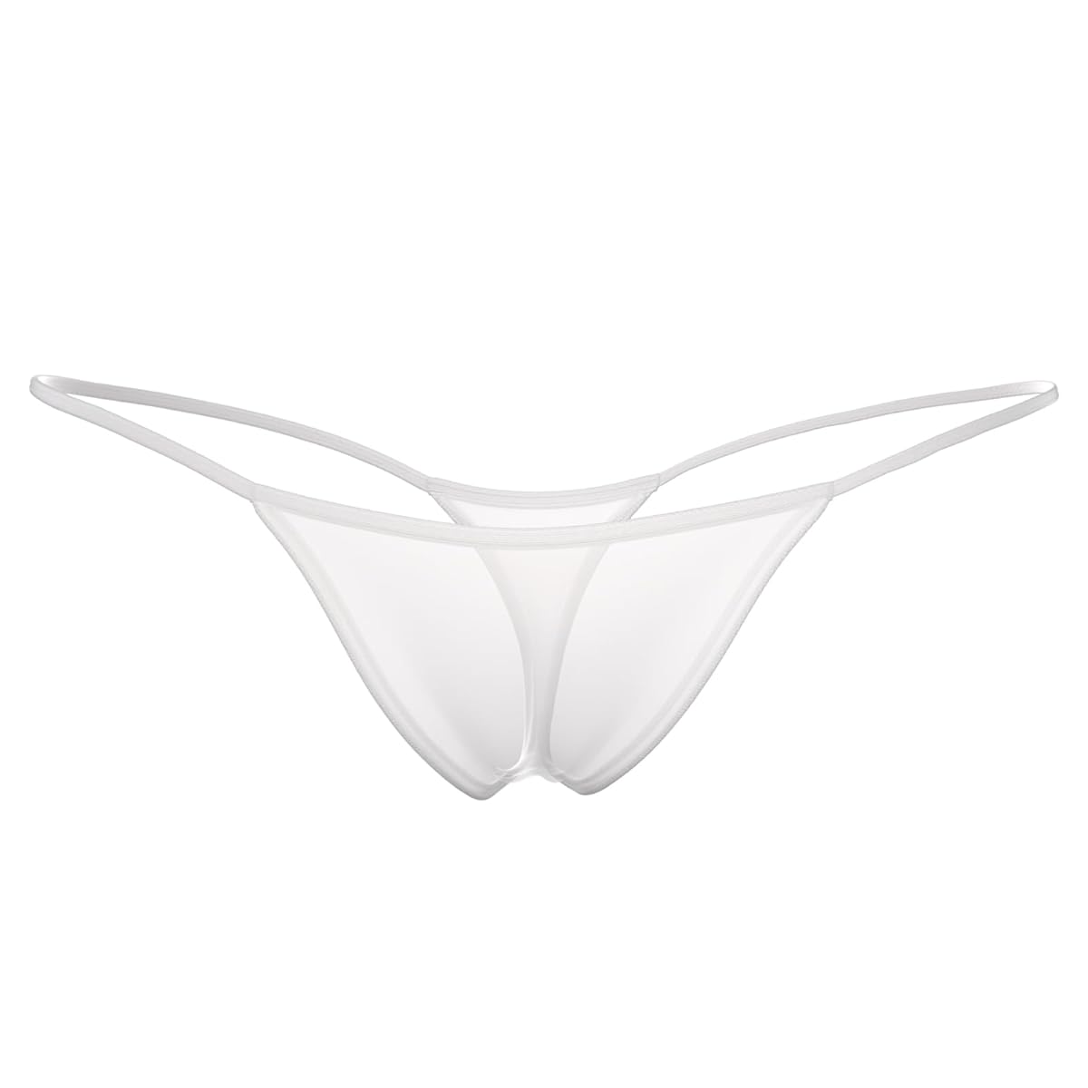 ハトプラ うすい。-usui- 極細Tバックショーツ (白)