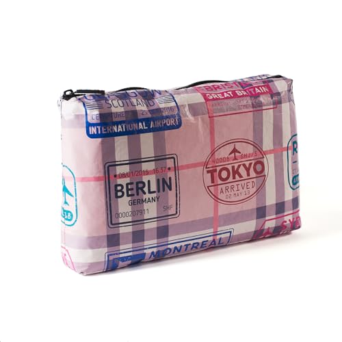 L'OLGA Sac humide/sec, léger et réutilisable, articles de toilette, trousse de maquillage, pliable et de voyage, piscine, plage, maillot de bain, couches, rangement pour bébé, pochette à fermeture