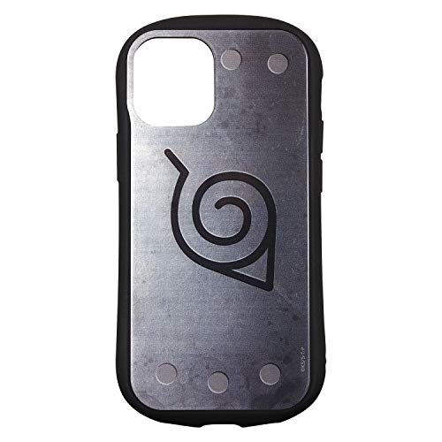 �O���}���f�B�[�Y �o���_�C NARUTO-�i���g- �����` iPhone12 mini(5.4�C���`)�Ή� �n�C�u���b�h�K���X�P�[�X �؃m�t�B��̗� BNRT-08A �V���o�[�A�u���b�N