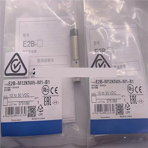 Sensor E2B-M12KN05-M1-C2 inductivo M12 5mm PNP NC de proximidad 3