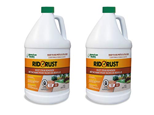 Pro Products American Hydro Systems 2662 Rid O Rust Liquid Rust Stain Remover 1 Gallon 2 Pack