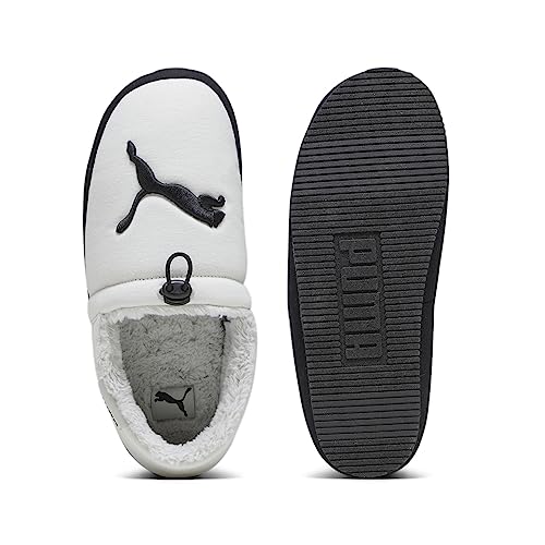 PUMA PUMA Tuff Mocc Cat Slippers, Ash Gray Black, 5.5 AU