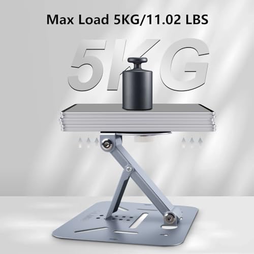 ZDSSY Mini Beamer Halterung,Projector Halterung mit 1/4 Zoll Schraubschnittstelle Projektorhalter(6mm),Multifunktional Silber Desktop Projector Ständer