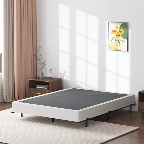 Shland 7 INCH QUEEN BOX SPRING Queen Box Spring 7 Inch Low Profile Box Spring Queen Size Bed Base thumb #6