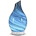 Diffusor für ätherische Öle Glas Elektrischer Luftdiffusor Luftbefeuchter für ätherische Öle Ultraschall 100ml Aroma Diffusor Automatische Abschaltung für Home Office SPA (Skizze Vase)