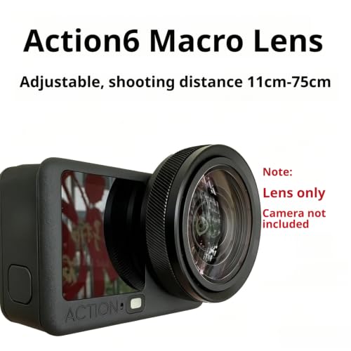 Objectif macro compatible avec DJI Osmo Action 6 pour vlog cuisine et voyage - 2