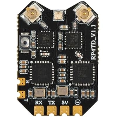 Radiomaster Pocket ELRS Transmitter & RP4TD-M ELRS Nano Receiver Ultimate Low Latency, Long Range FPV Controller Kit with Hall Gimbal & EdgeTX