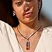 7 Chakra Necklace and Bracelet Set for women & men Orgone Healing Pendant with Adjustable Cord – Chakra Necklace and bracelet jewelry set for spiritual healing | Healing Crystal Mothers Day Gift