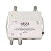2-Port Bi-Directional Cable TV HDTV Amplifier Splitter Signal Booster with Passive Return Path