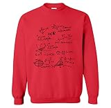 WanYangg Sudaderas Deportivas para Hombre Moda Estampados De Fórmula Matemática Cuello Redondo Camisa De Manga Larga...
