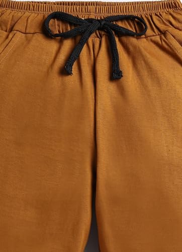 Image of Solid Color Boy's Pure Cotton Track Pant
