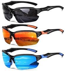 3pack-all Black Frame+red Mirror+lce Blue Mirror