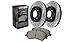 Stoptech 938.34541 Street Axle Pack Drilled & Slotted, Rear