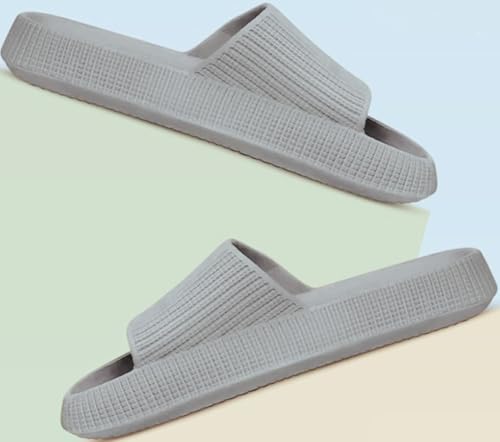 Image of Men Print Slide Flipflop Cloud, Lightweight Slip-On Comfort Slippers, Non-Slip Casual Indoor Outdoor pack of 1