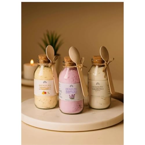 Kit 3 Escalda Pés Efervescente Terapêutico, Spa dos Pés Relaxante