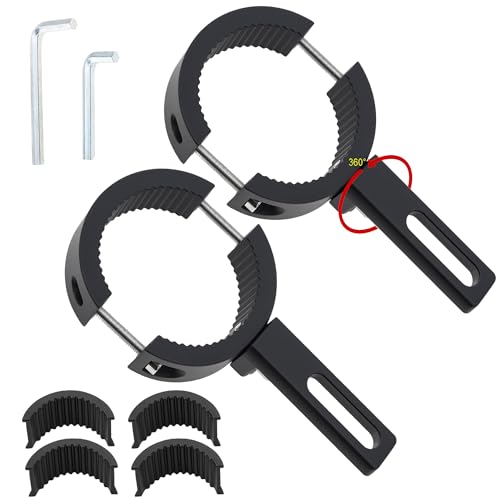 Windance Universal Light Mounting Bracket,Auxiliary Light Bar Tube Clamps for Motorcycle Scooter Mountain Bike ATV UTV (38 ~ 60mm)