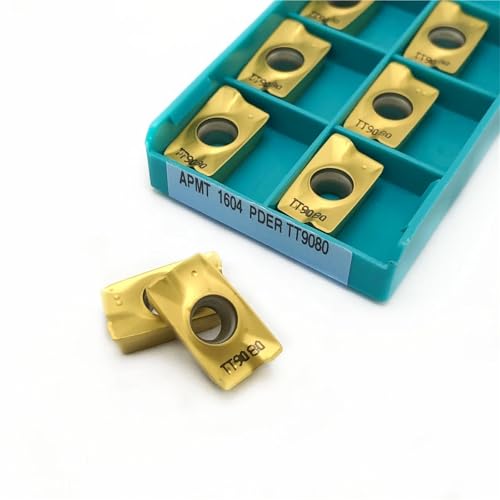 Herramientas para torno 10PCS APMT1604PDER TT9080 miniatura 3