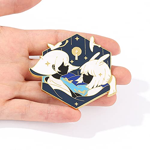 Sky:children Of Light Games Enamel Pins, Cartoon Anime Metal Brooch Badges, Cosplay Pins Collection Gifts Backpack Decoration (D) #TOP4