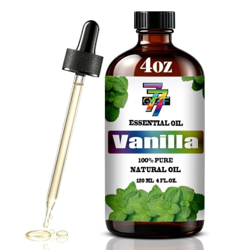 Image of Vanilla Essential Oil for Diffusers Massages, Vanilla Oil 4 fl oz