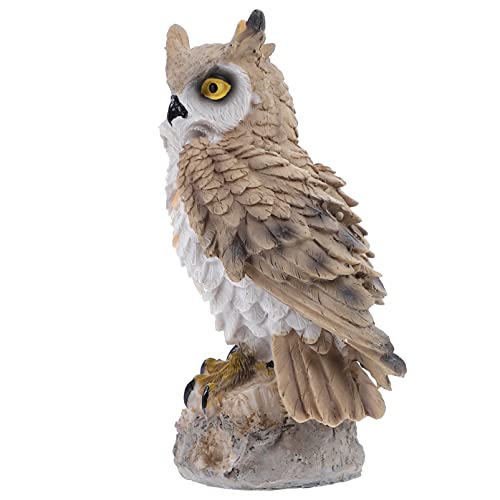 1 Unidade Simulação De Coruja Modelo De Coruja Decorativa Estátua De Coruja Decorativa Modelo Simula