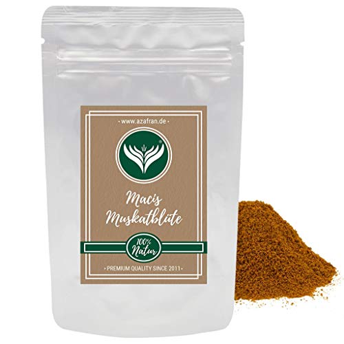 Azafran Macis Muskatblüte Pulver, Ganze Muskat Blüte gemahlen 100g