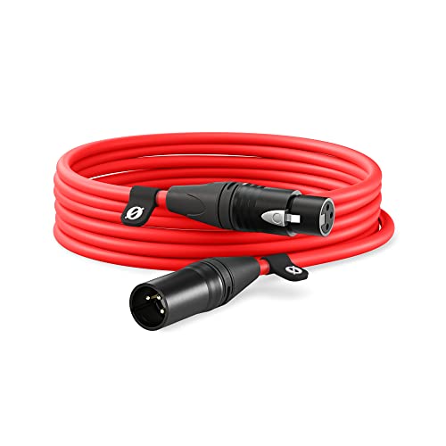 RØDE XLR-3 Premium XLR Cable (3m, Red)