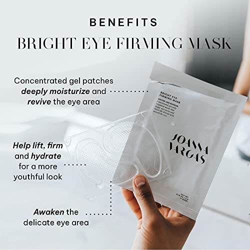 Joanna Vargas Bright Eye Firming Mask. Concentrated Under Eye Patches To Firm And Lift The Look Of Skin. Specialty Gel Deeply Moisturizes With Hyaluronic Acid And Peptides. 5 Pairs (0.15 Oz / Pair) #TOP2