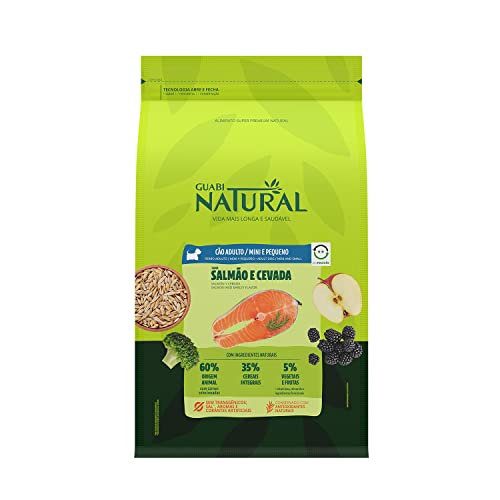 Ração Guabi Natural Cães Adultos Raças Mini e Pequenas Salmão e Cevada 10,1 kg