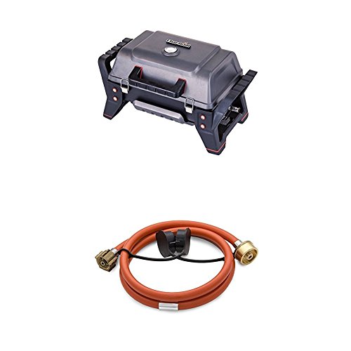 Char-Broil X200 Grill2Go - Tragbarer Gasgrill + 140 531 Adaperkit