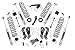 Rough Country 3.5" Lift Kit compatible w/ 2007-2018 Jeep Wrangler JK 4DR w/ N3 Shocks Suspension System 69430