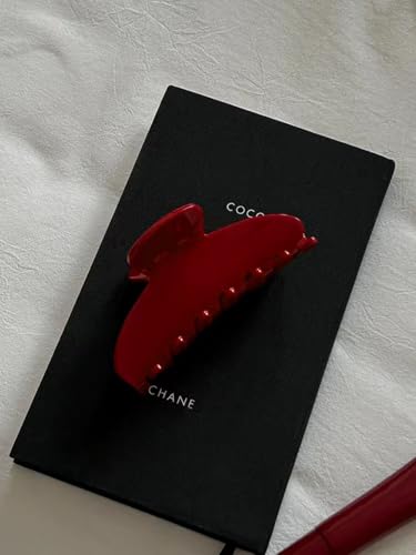 Red Hair Claw Clips For Women, Vintage Red Hair Clips Nonslip Hair Clips for Thick & Thin Hair & Curly Hair Fashion Hair Accessories