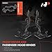 A-Premium Front Driver and Passenger Hood Hinges Compatible with Toyota Tacoma 2005-2015, Front Left and Right Side, 2-PC Set, Replace# 5342004011, 5341004011