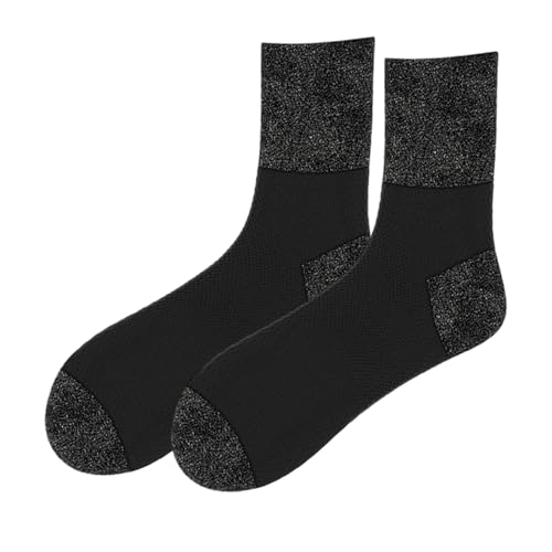 Calcetines De Esquí De Invierno | Calcetines Calefactables | Calcetins Térmicos para Exterior | Fibras Aluminizadas, Transpirables Y Agradables para La Piel, Andar En Bicicleta, Hacer