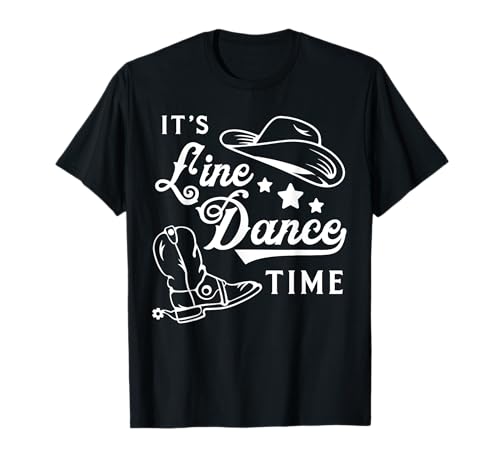 Line Dance Western Country - Stivali da cowboy Maglietta