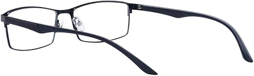 Miniatura 2 de ALWAYSUV Retro Black TR90 - Gafas de miopía de montura completa para miopía y miopía, lentes transparentes para mujereshombres (negro, -1.00, x)