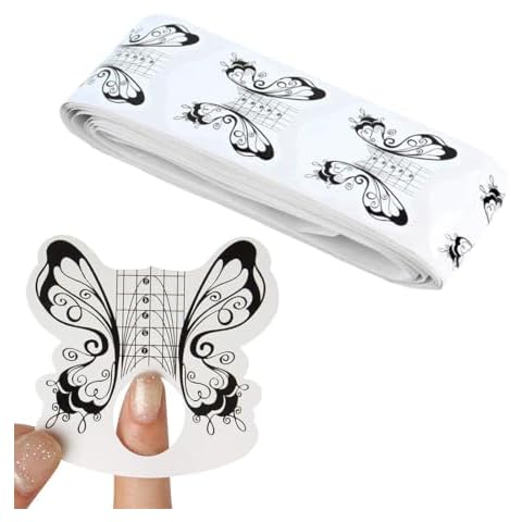 WeddHuis Chablons Ongles Papillon Noir Cover