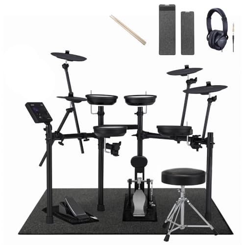 �yELEDORA�����z �G���h�� �����A�N�Z�T���[�Z�b�g ���[�����h �d�q�h���� TD-07DMK �{�i���K���f�� �w�b�h�z���E�h�����X���[���E�h�����}�b�g�E�X�e�B�b�N�t�� ���b�V���w�b�h �É� ���S�ҁ`�����ґΉ� Roland TD07DMK (�y���͂�