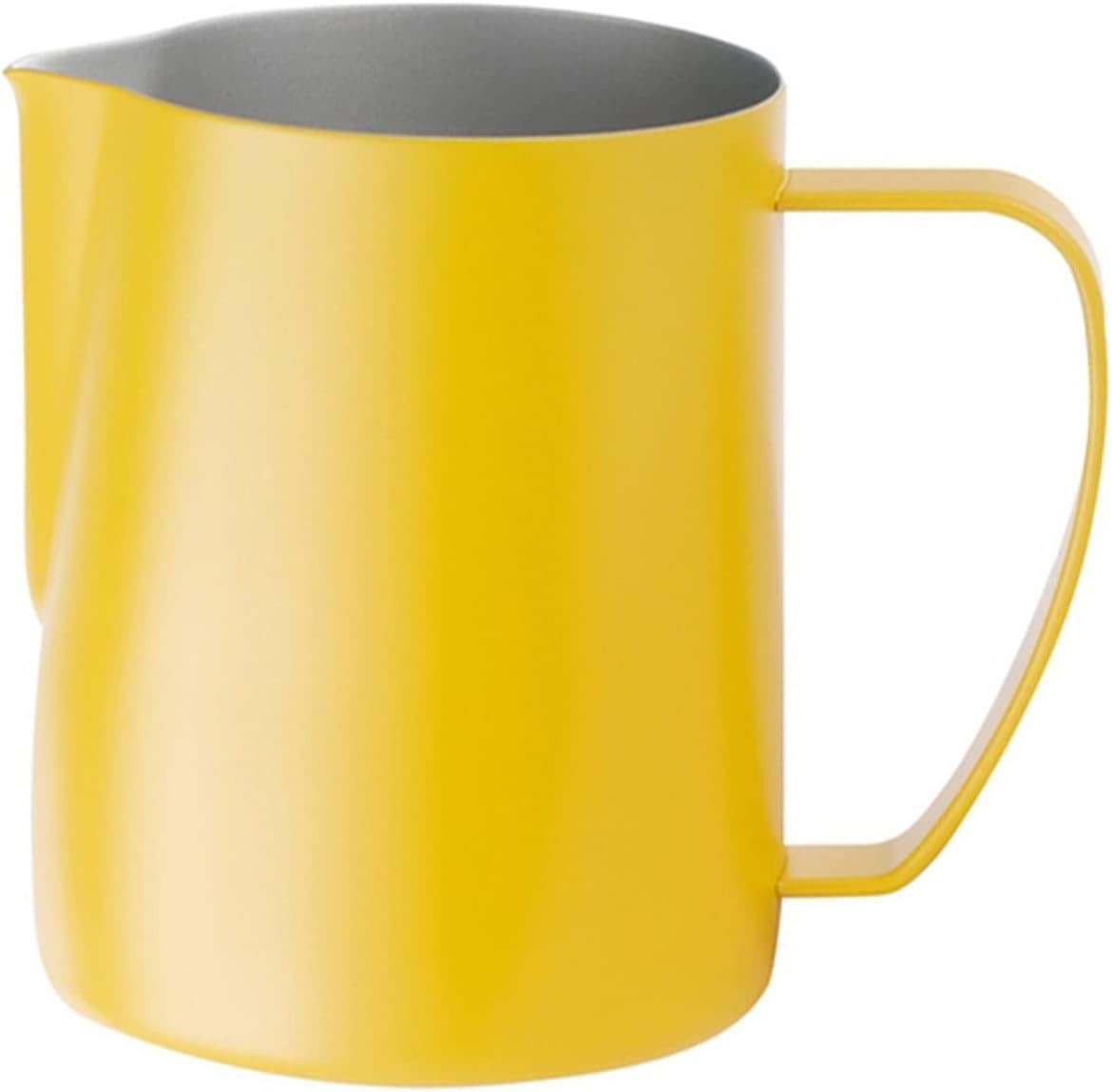 Dzbanek do spieniania mleka, 350/600 ml, kubek, Espresso, para, kawa, Barista, Latte, Cappuccino, dzbanek(Yellow)
