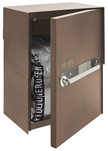 Arregui Bigpack EP2008 cassetta postale in acciaio per posta e pacchi grandi, cassetta deposito pacchi, color ruggine