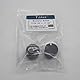 Taiss/2 stücke Schwarz Aluminium GitarrenDrehknopf， für 6 mm Durchmesser Welle, Lautstärkeregler, AudioDrehKnopf, Schalterknopf, 20 mm Durchmesser x 17mm Höhe