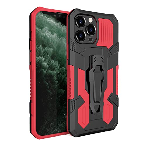 Jiajihua Case Compatible with Huawei Y5 Prime (2018),Compatible with Huawei Y5 (2018) / Enjoy 8e Youth Magnetic Mount Kickstand【PC+TPU】 2 in 1 Camera Protection Shockproof Cover Red
