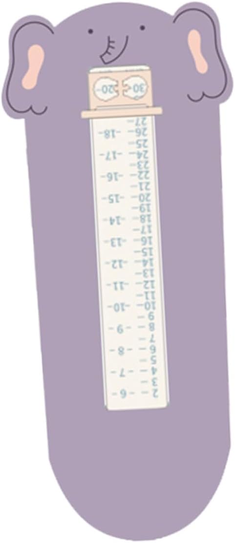 Foot Measure Tool with Clear Ruler for Accurate Shoe Measurement Shoes Measuring Device with Chart Purple Animal Design