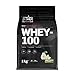Produktbild Star Nutrition® | Whey Protein Pulver 100 | Eiweißpulver Whey Protein Isolate mit Hohem Proteingehalt, Wenig Fett und Zucker und Niedrigem Laktosespiegel | Vanille Birnengeschmack | 1 kg